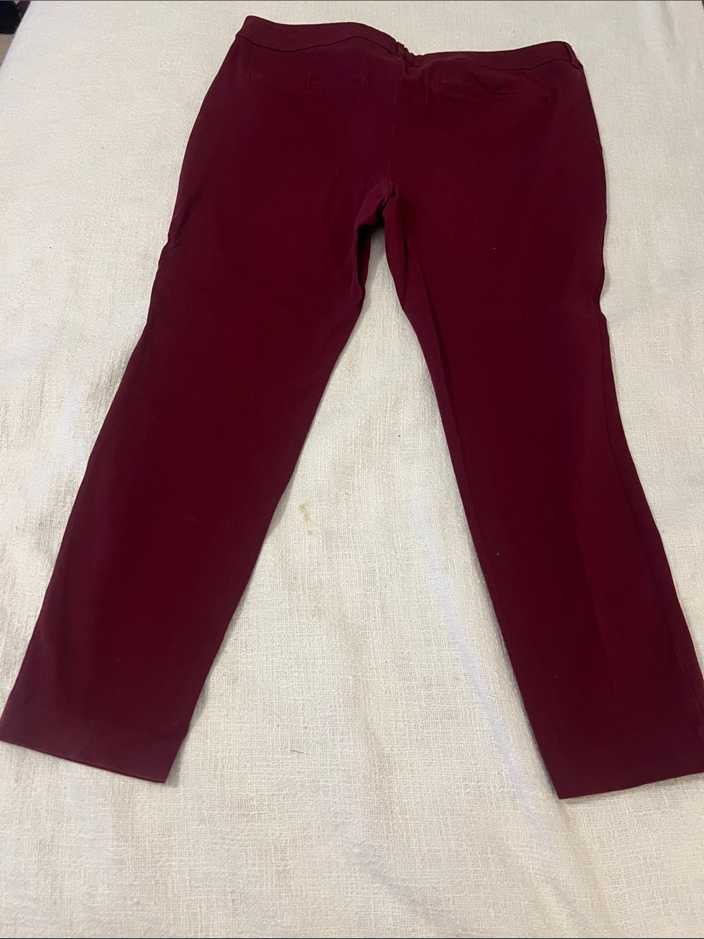 Old Navy Women’s Merlot/Wine Mid-Rise Pixie Skinny.Pants Sz 18-Petite - Picture 8 of 11